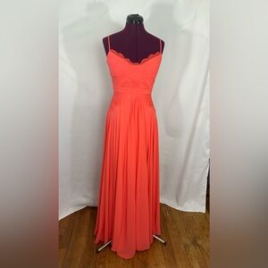 BCBGMaxAzria Strapless Coral Dress